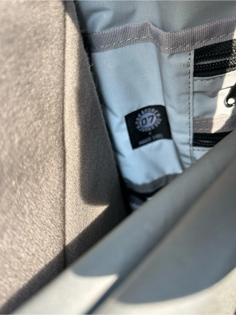 Private Label Dreamore Shoe Travel Camouflage Men’s Backpack Gray Camo